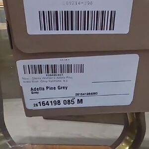 Clarks Adella Pine Gray Footwear